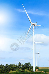 风力涡轮机发电图片