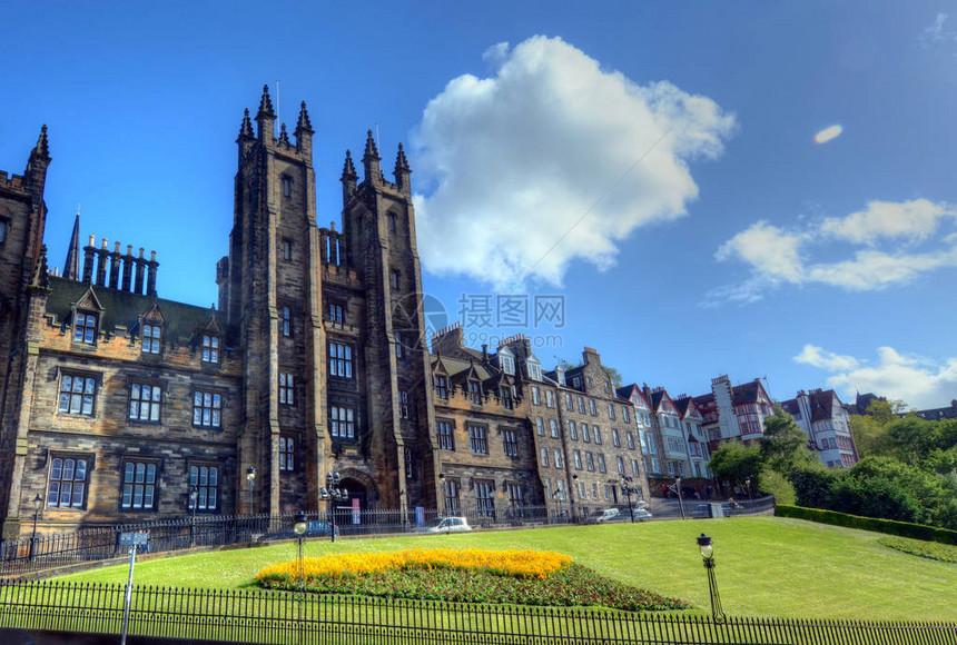 位于苏格兰爱丁堡的爱丁堡大学图片