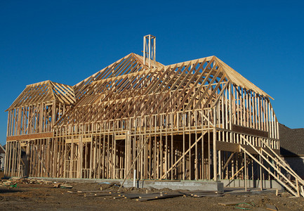 新建房屋建筑框架图片