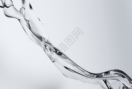 3D背景水晶清净流水CrystalclearFl背景图片
