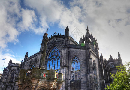 苏格兰爱丁堡的圣吉尔斯大教堂图片