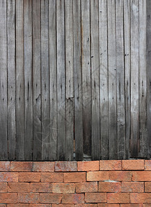 木纹与红墙背景旧板图片