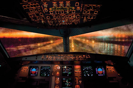 飞机上的控制面板图片