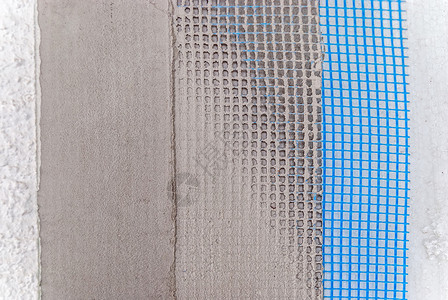 聚苯乙烯泡沫塑料绝缘网石膏水泥砂浆上的立面层图片