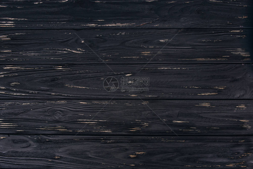 黑色木质纹理背景图片