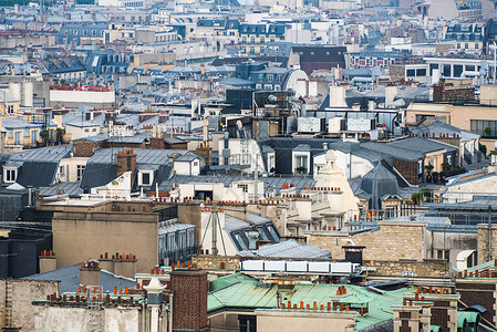 巴黎屋顶鸟瞰图法国图片