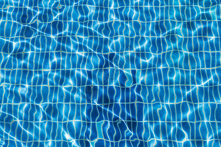 游泳队游泳池中美丽的水纹理背景