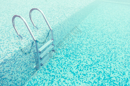 在旅馆泳池度假胜地Vintage过滤器的图片