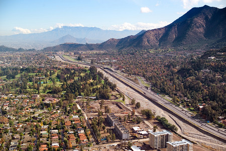 智利圣地亚哥和马波乔河智利圣地亚哥和南美图片