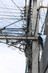安装电缆系统的计划不周造成电缆站状况混乱图片