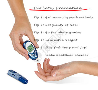 糖尿病预防背景图片