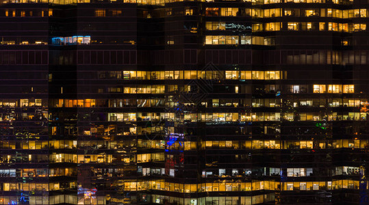 办公室大楼夜幕背景背景图片