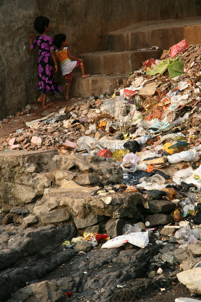 印度孟买市邦甘加村图片