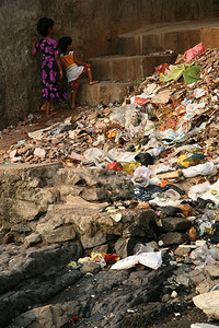 印度孟买市邦甘加村图片