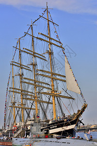 船帆船克鲁森斯特尔马头弓箭图片