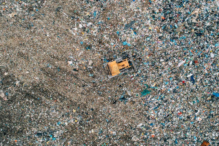 对填埋场的空中观察废物消费主图片