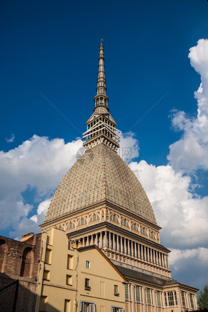 Antonelliana是意大利都灵的一座重要里程碑式建筑图片