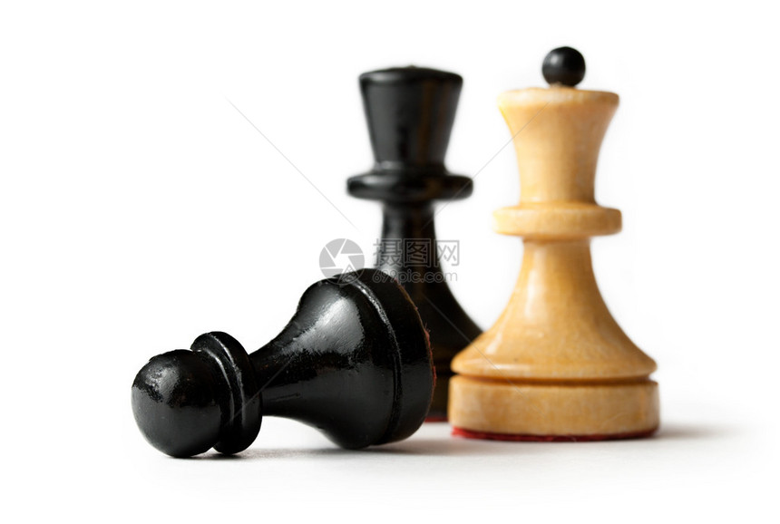白色和黑色国际象棋人物图片
