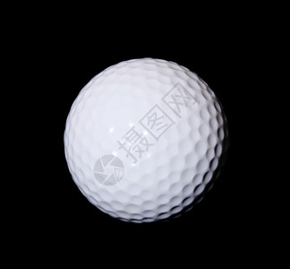 黑色背景上的白色高尔夫图片