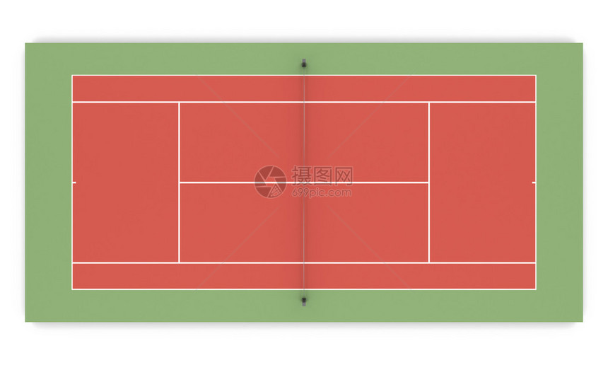 3d插图网球场纹理网球场图片