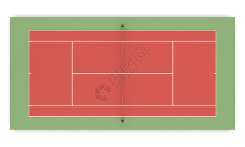 大满贯3d插图网球场纹理网球场设计图片