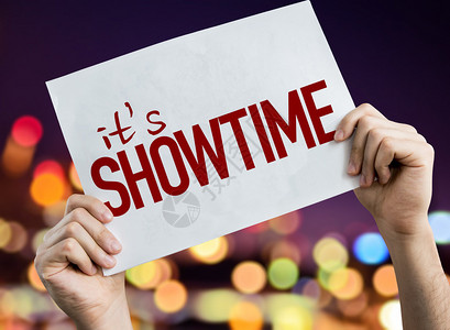 它的Showtime标语牌图片