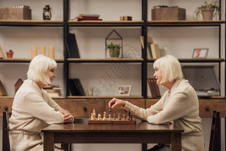 在家一起下国际象棋的快图片