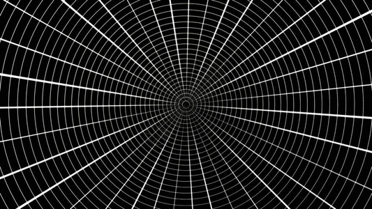 旋转网银与光模糊蜘蛛网动画循环网格蜘蛛网隧道抽象绘图片