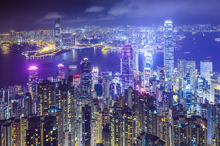 香港维多利亚峰的图片
