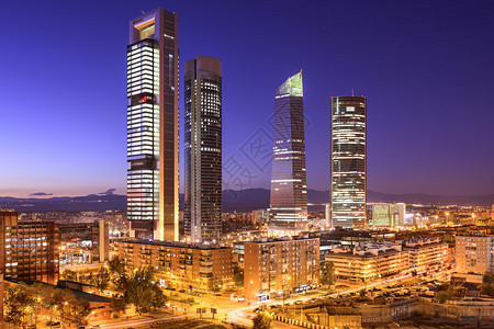 马德里西班牙金融图片