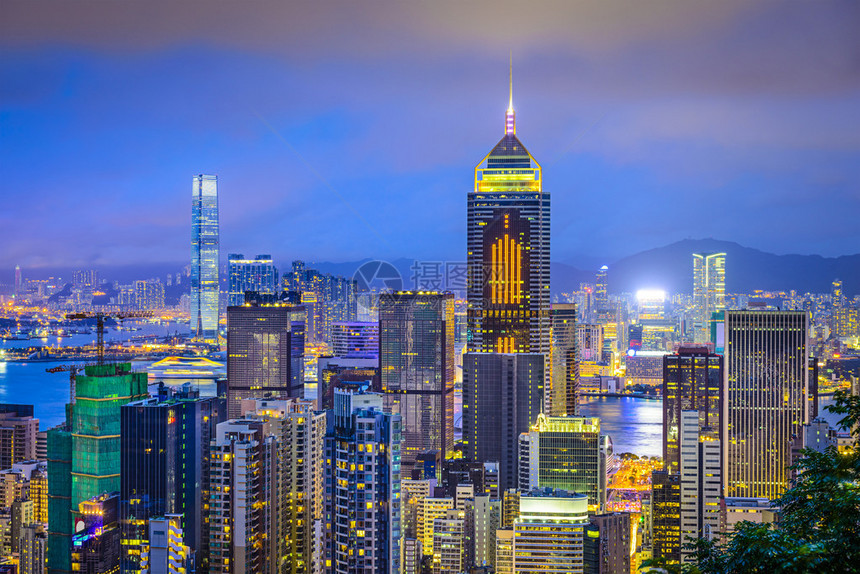 香港维多利亚峰的图片