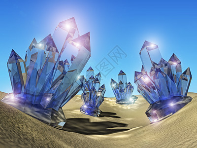 水晶背景图片