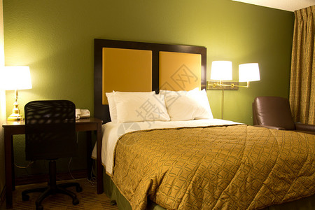 现代浪漫酒店卧室图片