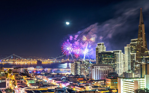 在旧金山庆祝新年图片