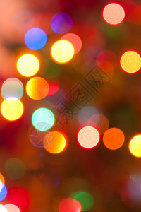 节日抽象艺术圣诞树灯光和装饰布OKH模图片