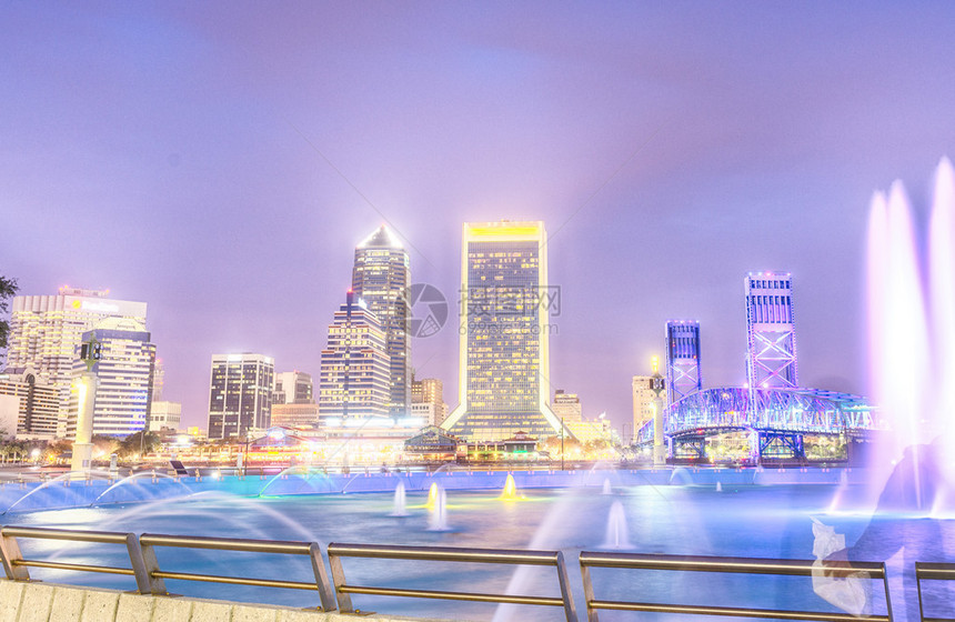 佛罗里达州Jacksonville的灯光图片