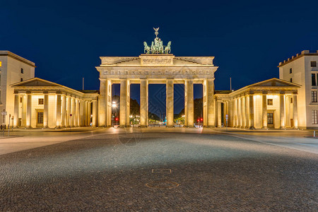 柏林著名的勃兰登堡门图片