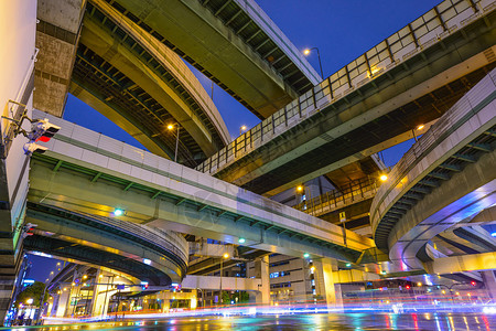 日本大阪的高速公图片
