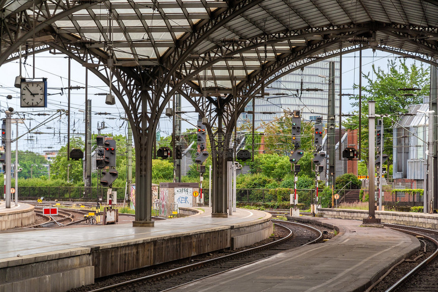 科隆主要火车站德国北莱茵图片