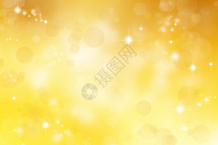圆圈和星黄色抽象背景背景图片