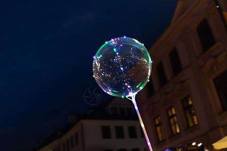 LED透明气球图片