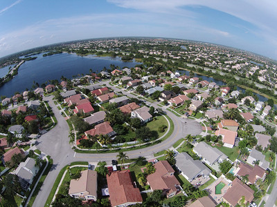 南佛罗里达州住宅区空图片