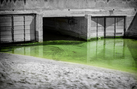 城市污水城市下水道高清图片