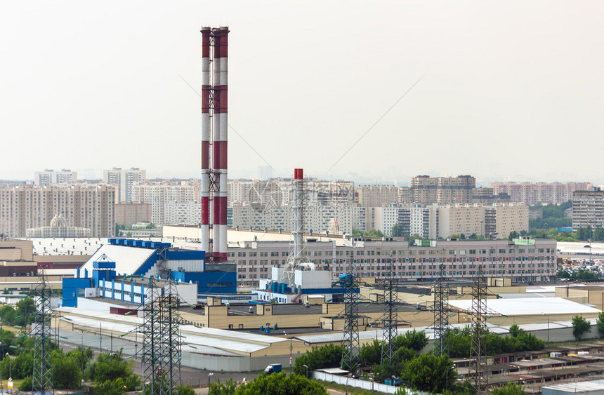 莫斯科Lyublino区热电站图片