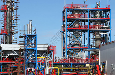 石油化工厂建筑背景图片