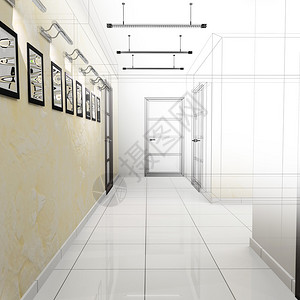 现代办公室走廊3图片