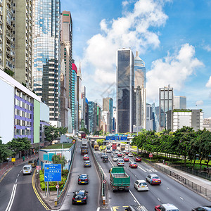 香港铜锣湾背景图片