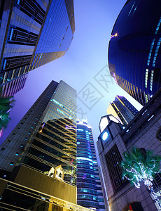 香港的摩天大楼图片