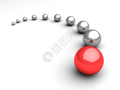 与红色球头白背景的红球前锋形图片