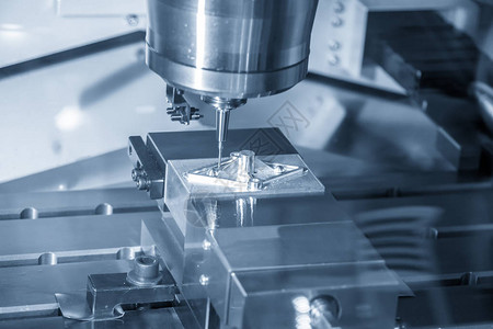 CNC磨机用固态球末端磨粉工具切割模版部分高精度图片